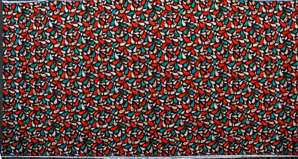 Afrika Stoff - Waxprint - Modernes Tropfen Muster