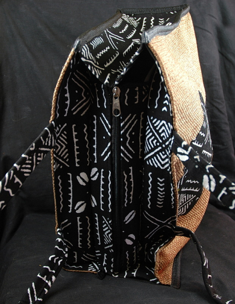 Afrika Tasche - Umhängetasche - Ausgefallenes Design - Verschluss