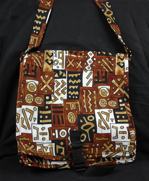 Afrika Tasche  - Umhängetasche in Braun Tönen