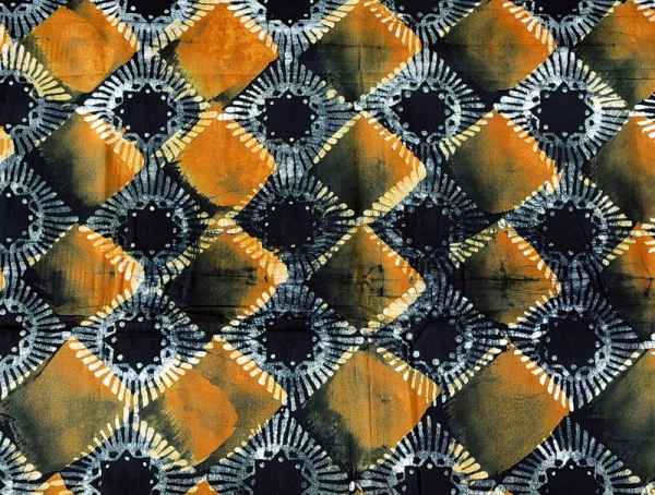 Afrikanischer Stoff - Afrika Batik im Rauten Design