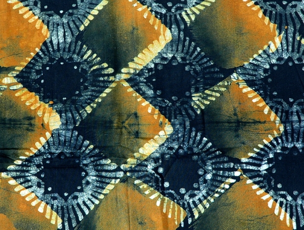 Afrikanischer Stoff - Afrika Batik im Rauten Design