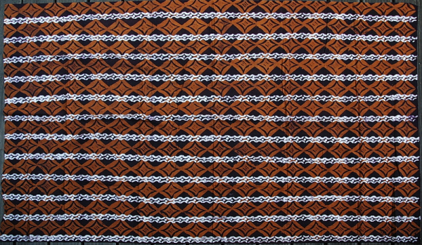 Afrikanischer Stoff - Afrika Batik - Natürlich in Braun