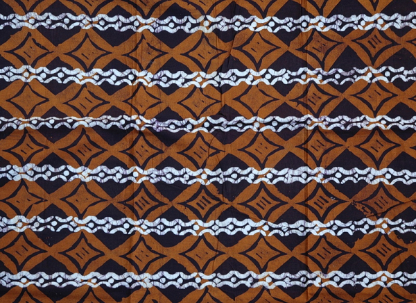 Afrikanischer Stoff - Afrika Batik - Natürlich in Braun