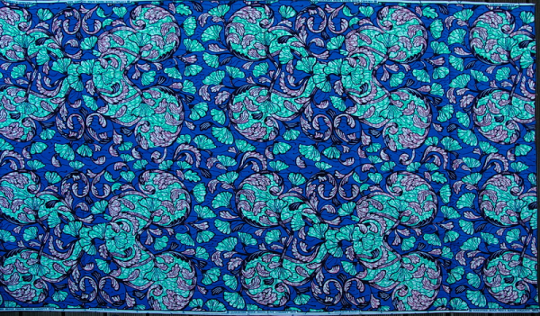 Afrikanischer Stoff - Afrika Waxprint - Ranken Design