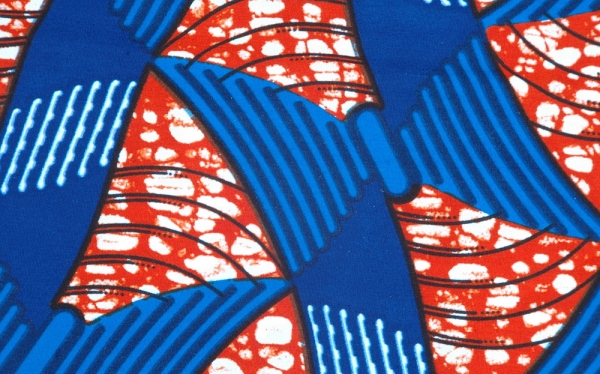 Afrikanischer Stoff - Waxprint - Traditionelles Design