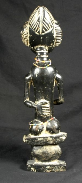 Ashanti Figur aus Ghana / Afrika - Ältere Holz Figur