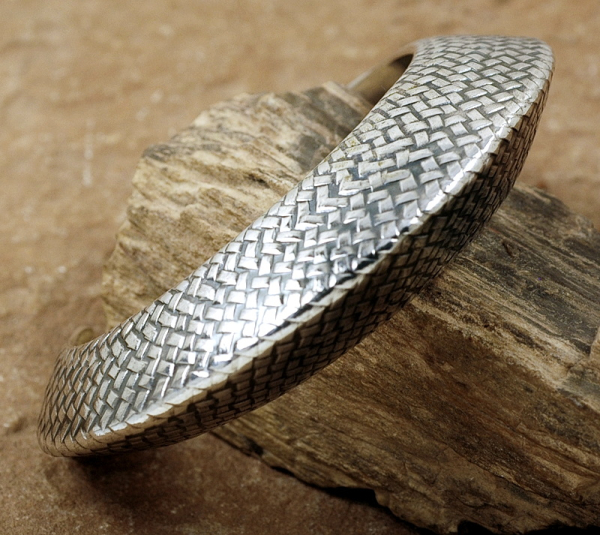 Ausgefallene Silber Armspange - Schönes Design