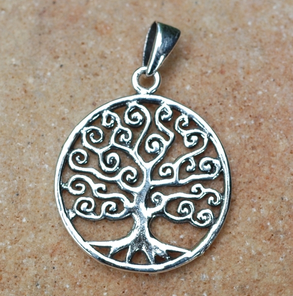 Baum des Lebens - Filigraner Silber 925 Anhänger