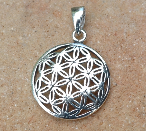 Blume des Lebens - Filigraner Silber Anhänger