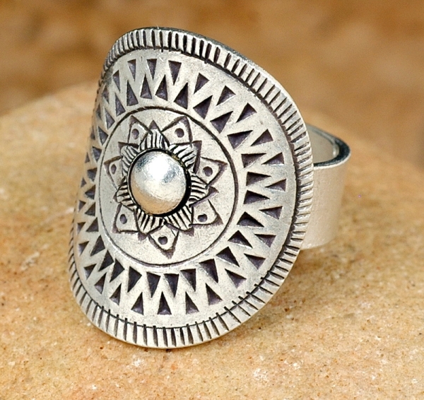 Breiter Ring aus Silber - Schöner Silberschmuck
