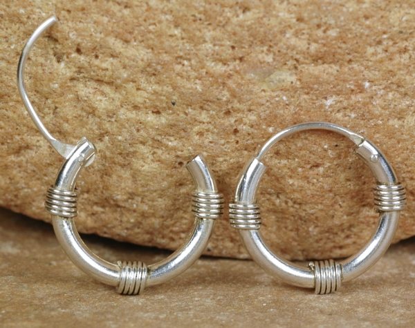 Creolen Silber 925 - Zeitlos schön & Klassisch - 18 mm - Offen