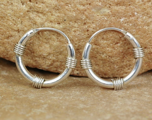 Creolen Silber 925 - Zeitlos schön & Klassisch - 18 mm