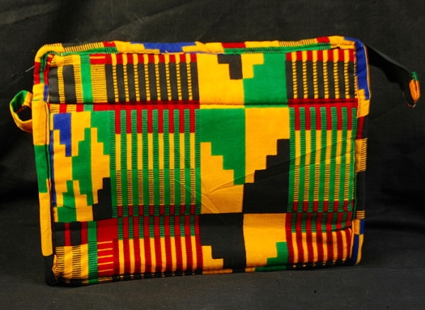 Kulturbeutel - Toilettentasche aus Afrika - Kente Design