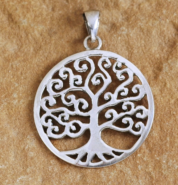 Lebensbaum Anhänger aus Silber 925 - Filigran