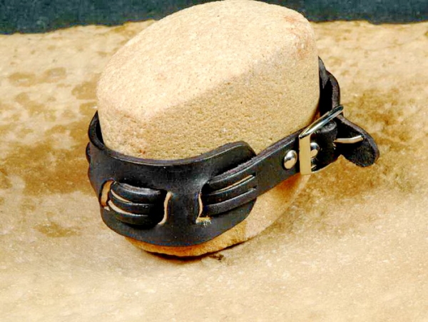 Leder Armband für Männer - Schwarz & Breit