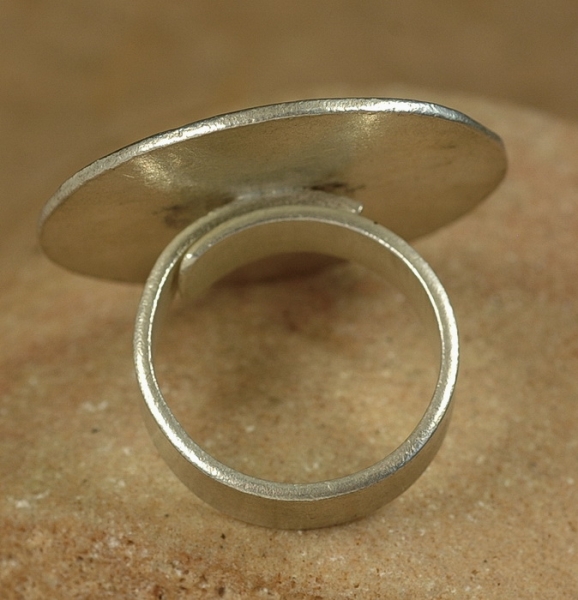 Runder Sternen Ring - Handgefertigt aus Silber
