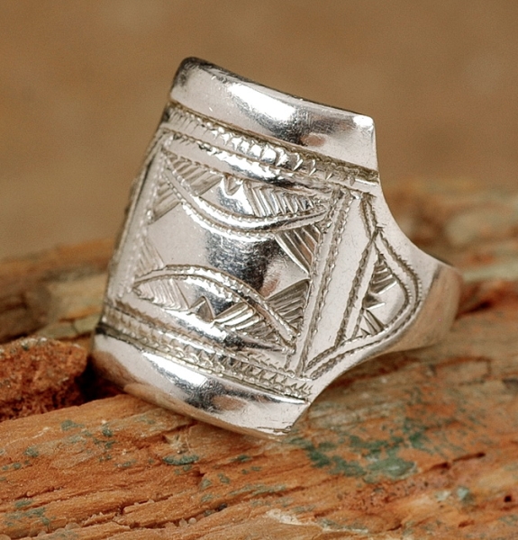 Schöner Tuareg Ring aus Silber - Tuaregschmuck