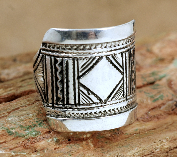 Schöner Tuareg Silber Ring - Tuaregschmuck