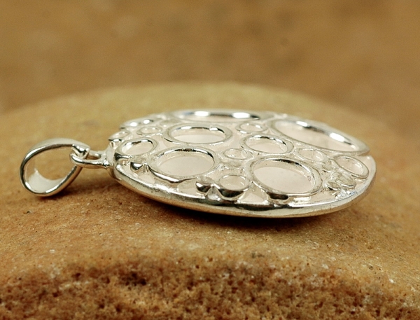 Silber 925 Anhänger - Kreise - Extravagantes Modell