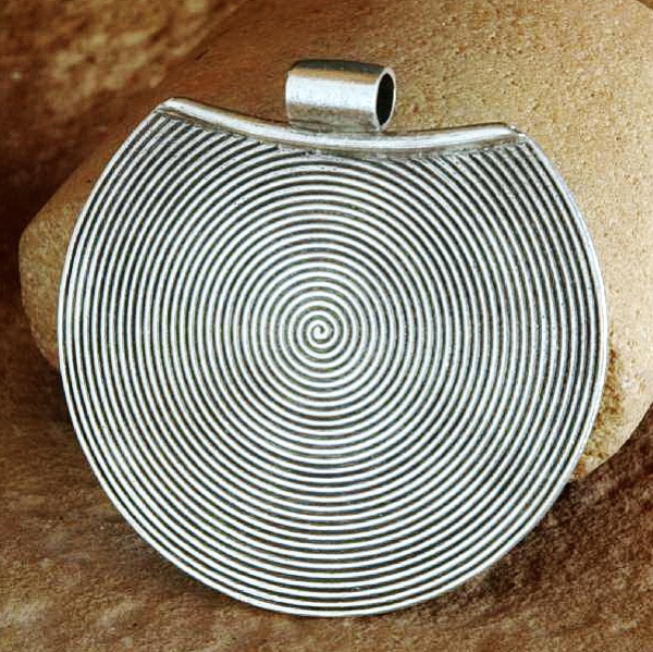 Silber 925 Anhänger - Spirale - Extravagant