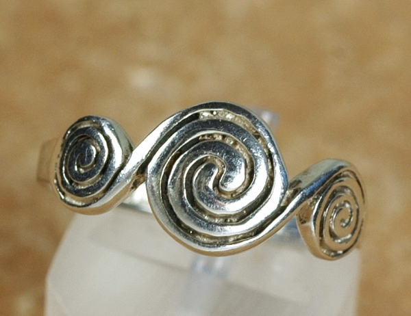 Silberring 925 - Modernes Design mit Spirale