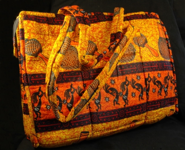 Tolle Afrika Tasche  - Umhängetasche in Orange