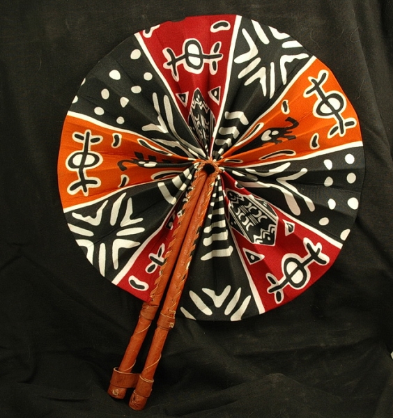 Toller Afrika Fächer - Farbenfroh & Schönes Muster