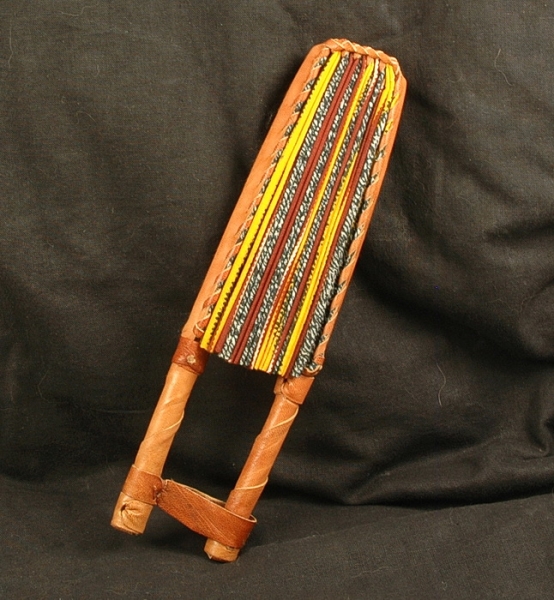 Toller Afrika Fächer - Farbenfrohe Strahlen - Gelb