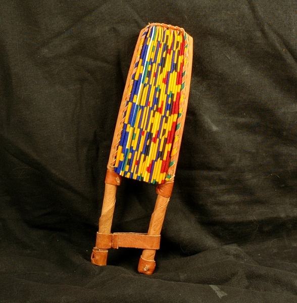 Toller Afrika Fächer - Traditionelles Kente Design