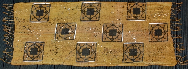 Traditioneller Bogolan - Schlammtuch aus Afrika / Mali