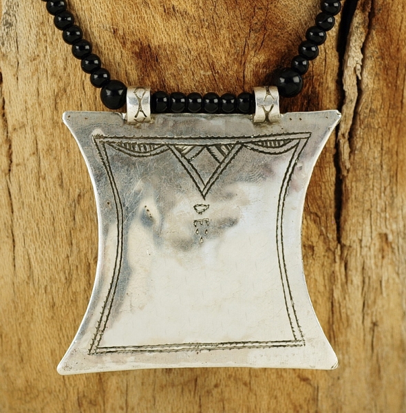Tuareg Amulett aus Silber - CriCri - Tuareg Schmuck - Rückseite