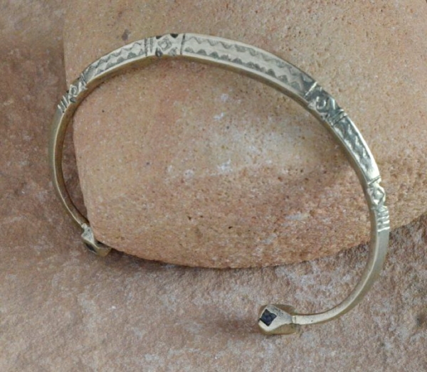 Tuareg Armspange - Feines Muster - Tuaregschmuck