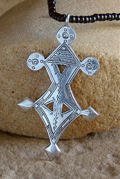 Tuareg Kreuz  - Tchimoumenene - Silber Tuaregschmuck