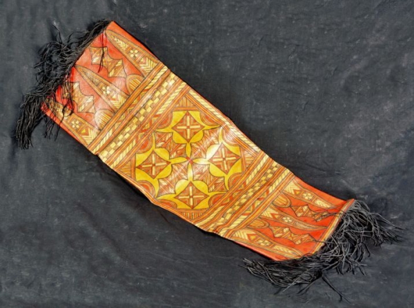 Tuareg Leder Kissen - Traditionelle, schöne Kissenhülle