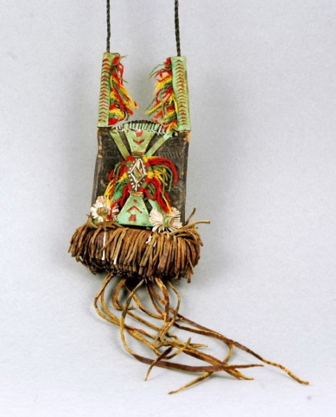 Tuareg Leder Umhängebeutel - Brustbeutel Tuareg