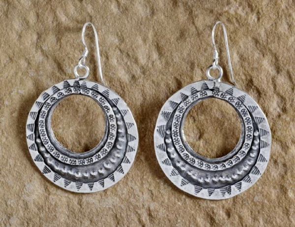 Tuareg Ohrhänger - Schönes Muster - Tuaregschmuck