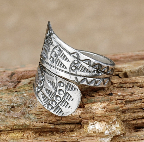 Tuareg Ring aus Silber - Ausgefallen & Verstellbar