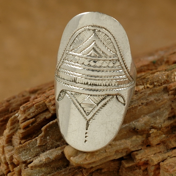 Tuareg Ring aus Silber gefertigt - Tuaregschmuck